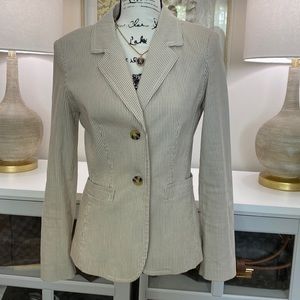 Chadwick’s pin stripe jacket